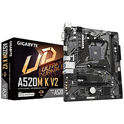 GIGABYTE マザーボード(Socket AM4) A520M K V2 [MicroATX]