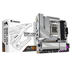 GIGABYTE マザーボード(Socket AM5) B650M AORUS ELITE AX ICE [MicroATX]