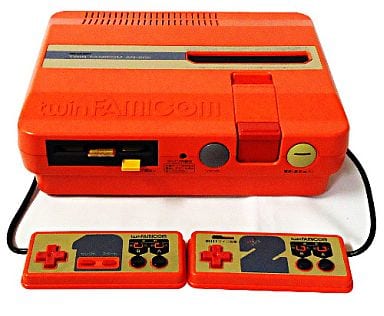 ツインファミコン本体 (赤：後期型)[AN-505-RD]（ファミコン）