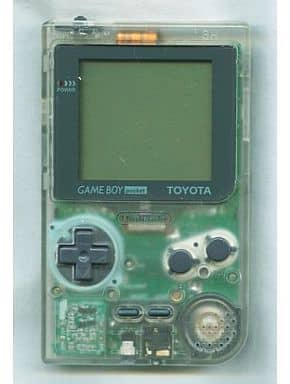 ゲームボーイポケット本体 TOYOTAバージョン(クリア)(ゲームボーイ)