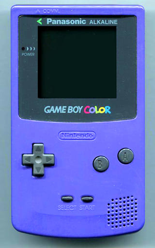 ゲームボーイカラー本体 Panasonic ALKALINE パープル（ゲームボーイ）