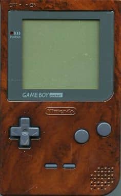 ゲームボーイポケット本体 木目(ゲームボーイ)