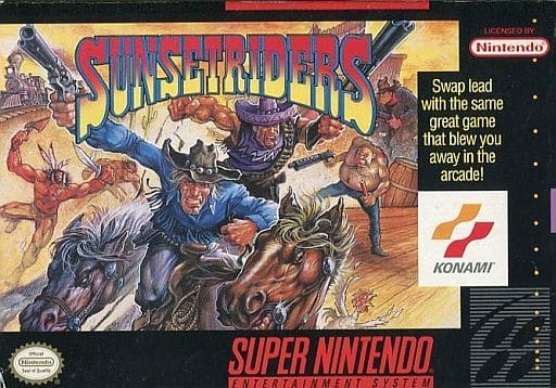 北米版 SUNSETRIDERS(国内使用不可)(スーパーファミコン)