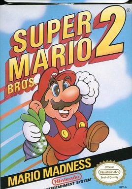 北米版 SUPER MARIO BROS. 2(国内版本体動作不可)（ファミコン）