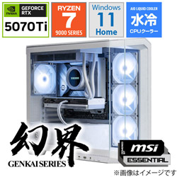 STORM GK-98X3D57Ti/R7/RTX5070Ti/32G [Windows11 Home /AMD Ryzen7 /メモリ:32GB /SSD:1TB]