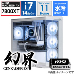 STORM GK-147F78XT/I7/RX7800XT/32G [Windows11 Home /intel Core i7 /メモリ:32GB /SSD:1TB]