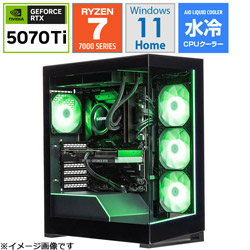 STORM EK-78X3D57Ti/R7/RTX5070Ti/32G [Windows11 Home /AMD Ryzen7 /メモリ:32GB /SSD:1TB]