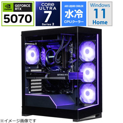 STORM EK-265K57/Ultra7/RTX5070/32G [Windows11 Home /intel Core Ultra 7 /メモリ:32GB /SSD:1TB]