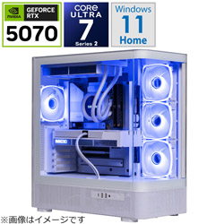 STORM RK-265K57/Ultra7/RTX5070/32G [Windows11 Home /intel Core Ultra 7 /メモリ:32GB /SSD:1TB]