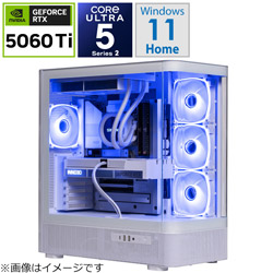 STORM RK-225FB56Ti8/Ultra5/RTX5060Ti/32G [Windows11 Home /intel Core Ultra 5 /メモリ:32GB /SSD:1TB]
