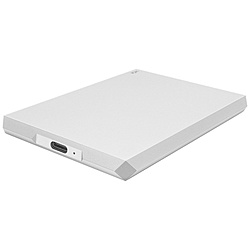 LaCie STHG1000400 外付けHDD USB-C接続 Mobile Drive ムーン・シルバー [1TB /ポータブル型]