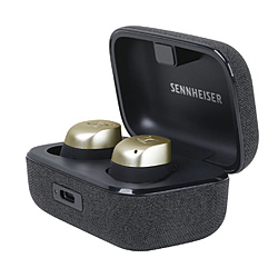 SENNHEISER 完全ワイヤレスイヤホン MOMENTUM True Wireless 4 ゴールド MTW4-GOLD [ワイヤレス(左右分離) /カナル型 /ノイズキャンセリング対応 /Bluetooth対応]