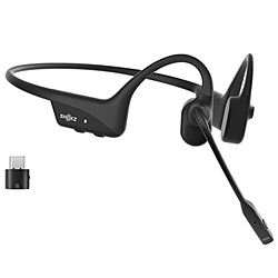 Shokz ブルートゥースイヤホン 耳かけ型 骨伝導 OpenComm2 UC USB-C SKZ-EP-000024 [骨伝導型 /Bluetooth対応]