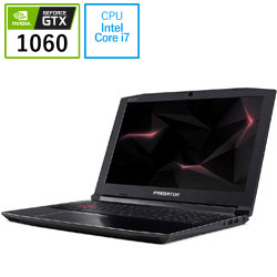 Acer PH315-51-A76H ゲーミングノートパソコン Predator シェールブラック [15.6型 /Windows10 Home /intel Core i7 /メモリ:16GB /HDD:1TB /SSD:256GB /WPS Office /2018年7月モデル]