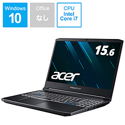 Acer PT515-52-A73Y8 ゲーミングノートパソコン Predator Triton 500 アビサルブラック [15.6型 /Windows10 Home /intel Core i7 /メモリ:32GB /SSD:512GB /Officeソフトなし /2020年9月モデル]