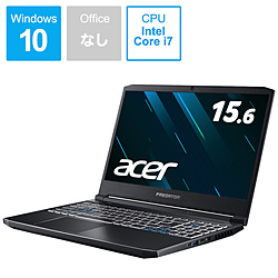 Acer PH315-53-A73Y7 ノートパソコン Predator Helios 300 アビサルブラック [15.6型 /Windows10 Home /intel Core i7 /無し /メモリ:32GB /SSD:512GB /2020年8月モデル]