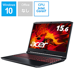 Acer AN515-55-A76Y6T ゲーミングノートパソコン Nitro 5 オブシディアンブラック [15.6型 /Windows10 Home /intel Core i7 /メモリ:16GB /SSD:512GB /2020年7月モデル]