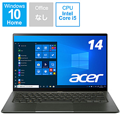 Acer ノートパソコン Swift 5 ミストグリーン SF514-55T-H56Y/G [14.0型 /Windows10 Home /intel Core i5 /無し /メモリ:16GB /SSD:512GB /日本語版キーボード /2021年4月モデル]
