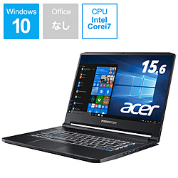 Acer PT515-51-F76Y8 ゲーミングノートパソコン Predator Triton 500 アビサルブラック [15.6型 /Windows10 Home /intel Core i7 /メモリ:16GB /SSD:512GB /Officeソフトなし /2020年02月モデル]