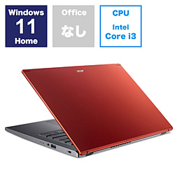 Acer ノートパソコン Aspire 5 タイガーリリーレッド A514-55-N38U/R [14.0型 /Windows11 Home /intel Core i3 /メモリ:8GB /SSD:256GB /無し /日本語版キーボード /2023年8月モデル]