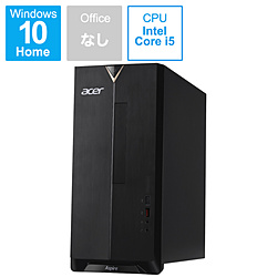 Acer TC-1660-A56Z/166S デスクトップパソコン Aspire TC ブラック [モニター無し /Windows10 Home /intel Core i5 /メモリ:16GB /SSD:1TB /無し /2021年8月モデル]