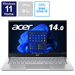 Acer ノートパソコン Swift 3 ピュアシルバー SF314-512-A56Y/S [14.0型 /Windows11 Home /intel Core i5 /メモリ:16GB /SSD:512GB /無し /日本語版キーボード /2022年9月モデル]