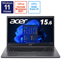 Acer ノートパソコン Aspire 5 スチールグレイ A515-57-A58Y/SF [15.6型 /Windows11 Home /intel Core i5 /メモリ:8GB /SSD:512GB /Office HomeandBusiness /日本語版キーボード /2022年9月モデル]