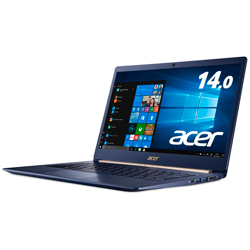 Acer ノートパソコン Swift 5 チャコールブルー SF514-52T-H58Y/B [14.0型 /Windows10 Home /intel Core i5 /WPS Office /メモリ:8GB /SSD:512GB /2018年2月モデル]