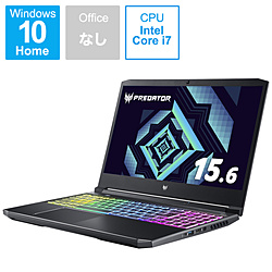 Acer PH315-54-N73Y7 ゲーミングノートパソコン Predator Helios 300 アビサルブラック [15.6型 /Windows10 Home /intel Core i7 /メモリ:32GB /SSD:512GB /日本語版キーボード /2021年9月モデル]