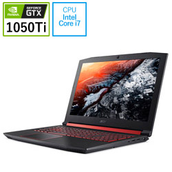 Acer AN515-52-F76Z ゲーミングノートパソコン Acer Nitro 5 シェールブラック [15.6型 /Windows10 Home /intel Core i7 /メモリ:16GB /HDD:2TB /SSD:256GB /WPS Office /2019年1月モデル]