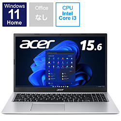 Acer ノートパソコン Aspire 3 ピュアシルバー A315-58-WF38U/S [15.6型 /Windows11 Home /intel Core i3 /メモリ:8GB /SSD:256GB /無し /日本語版キーボード /2022年4月モデル]