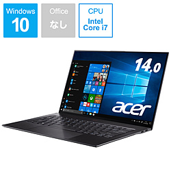 Acer ノートパソコン Swift 7 スターフィールドブラック SF714-52T-A76Y/K [14.0型 /Windows10 Home /intel Core i7 /メモリ:16GB /SSD:512GB /無し /日本語版キーボード /2019年9月モデル]