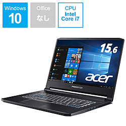Acer PT515-51-A76Y8 ゲーミングノートパソコン Predator Triton 500 アビサルブラック [15.6型 /Windows10 Home /intel Core i7 /メモリ:16GB /SSD:512GB /Officeソフトなし /2019年8月モデル]
