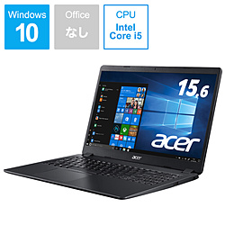 Acer ノートパソコン Aspire 3 シェールブラック A315-54-F58U/K [15.6型 /Windows10 Home /intel Core i5 /無し /メモリ:8GB /SSD:256GB /2019年10月モデル]