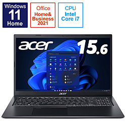 Acer ノートパソコン Aspire 5 チャコールブラック A515-56-WF78Y/KF [15.6型 /Windows11 Home /intel Core i7 /メモリ:8GB /SSD:512GB /Office HomeandBusiness /日本語版キーボード /2022年6月モデル]