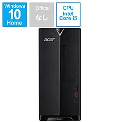 Acer TC-1660-A56Y/165 デスクトップパソコン Aspire TC ブラック [モニター無し /Windows10 Home /intel Core i5 /メモリ:16GB /SSD:512GB /無し /2021年8月モデル]