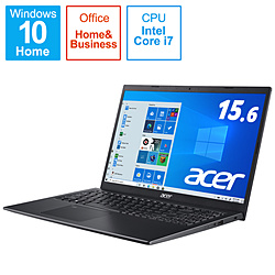 Acer ノートパソコン Aspire 5 チャコールブラック A515-56-A78Y/KF [15.6型 /Windows10 Home /intel Core i7 /メモリ:8GB /SSD:512GB /Office HomeandBusiness /日本語版キーボード /2021年8月モデル]