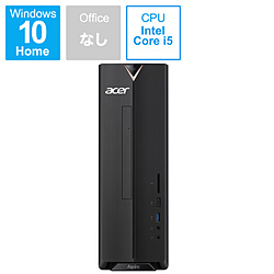 Acer XC-895-A58Y デスクトップパソコン Aspire X ブラック [モニター無し /Windows10 Home /intel Core i5 /メモリ:8GB /SSD:512GB /無し /2020年9月モデル]