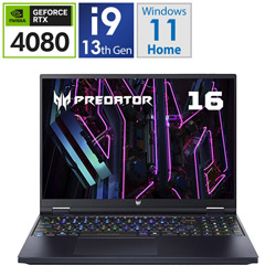 Acer PH16-71-N93Z48 ゲーミングノートパソコン Predator Helios 16 アビサルブラック [16.0型 /Windows11 Home /intel Core i9 /メモリ:32GB /SSD:1TB /Officeソフトなし /英語版キーボード /2023年6月モデル]
