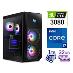 Acer PO5-640-PL2022JPGF ゲーミングデスクトップパソコン Predator Orion 5000 ブラック