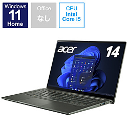 Acer ノートパソコン Swift 5 ミストグリーン SF514-55T-WA56Y/G [14.0型 /Windows11 Home /intel Core i5 /メモリ:16GB /SSD:512GB /無し /2022年1月モデル]
