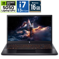 Acer ANV15-52-F76Z55 ゲーミングノートパソコン Nitro V 15(RTX 5050) オブシディアンブラック [15.6型 /Windows11 Home /intel Core i7 /メモリ:16GB /SSD:1TB /Officeソフトなし /日本語版キーボード]