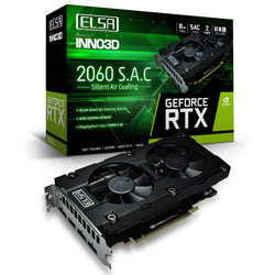 ELSA GeForce RTX 2060 S.A.C GD2060-6GERS