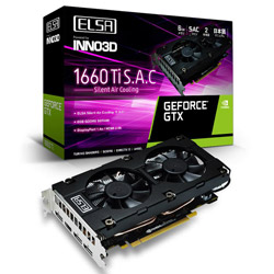 ELSA GeForce GTX 1660 Ti S.A.C GD1660-6GERTS