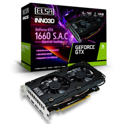 ELSA GeForce GTX 1660 S.A.C GD1660-6GERS