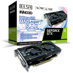 ELSA GeForce GTX 1650 Super SAC GD1650-4GERSS
