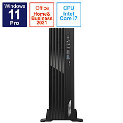 MSI デスクトップパソコン PRO DP130 12-266JP [モニター無し /intel Core i7 /メモリ:16GB /SSD:512GB /2022年7月モデル]