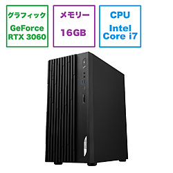MSI ゲーミングデスクトップパソコン PRO DP180 13TC-025JP