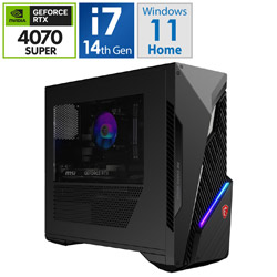 MSI ゲーミングデスクトップパソコン MAG Infinite S3 14NUE7-2081JP(RTX 4070 SUPER)
