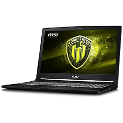 MSI WE63 8SJ-605JP ゲーミングノートパソコン [15.6型 /Windows10 Pro /intel Core i7 /メモリ:16GB /SSD:256GB /2018年8月モデル]